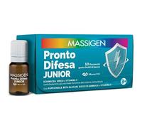Massigen Pronto Difesa Junior, Integratore con Vitamine per Bambini, 10 Flaconci