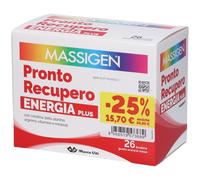 Massigen Pronto Recupero Energia Plus 26 bustine - Integratore Alimentare