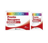 Massigen Pronto Recupero Energia Plus Integratore Alimentare, 26 Bustine