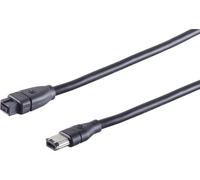 Massima connettività S CONN Cavo di collegamento FireWire cavo IEEE 1394B da spina a 9 pin a spina a 6 pin 1394A 10 m (77321) NEW