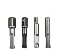 Massimizza le capacità dei tuoi utensili elettrici con 4 adattatori per trapano a percussione SDS PLUS dal design robusto