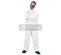 Massimo Costrizione Dritto Giacca Costume con Maschera