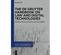 Massimo Durante The De Gruyter Handbook on Law and Digital Te (Copertina rigida)