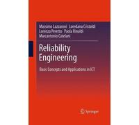 Massimo Lazzaroni Reliability Engineering (Tascabile)