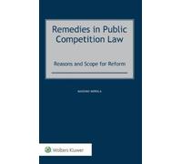 Massimo Merola Remedies in Public Competition Law (Copertina rigida)