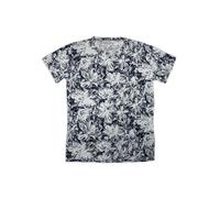 Massimo Rebecchi T-Shirt Uomo Art. SOB704HF COL 010 Floreale Blu/Bianco