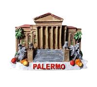 Massimo Theater Palermo Italia magnete frigorifero souvenir viaggio 3D decorazione frigorifero adesivo magnetico collezione artigianale