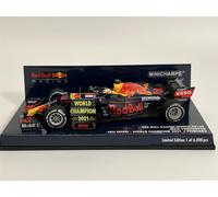 Massimo Verstappen Rosso Bull RB16B A Dhabi World Champ 2021 1:43 Minichamps