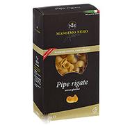MASSIMO ZERO PASTA SECCA 400 GR SENZA GLUTINE, TAGLIO PIPE RIGATE