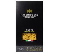 MASSIMO ZERO PASTA SECCA 400 GR SENZA GLUTINE, TAGLIO RUOTE