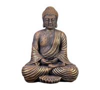 Massive grande pietra di colore Buddha esclusivamente fatta guardie del tempio di ghisa pietra frostfest