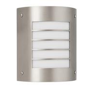 Massive Oslo Applique da Esterno in Acciaio Inox IP44 - Lampada Parete E27 Max 6