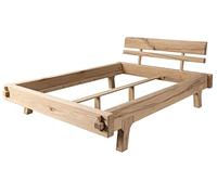 MASSIVMOEBEL24.DE Letto Quercia Naturale Oliato Oak Heart #01