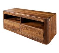 MASSIVMOEBEL24.DE Mobile TV Sheesham/palissandro TORONTOÿ#107 - Colori diversi, Colore:marrone scuro cerato, Misure:128x50x49 cm (LxPxA)