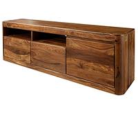 MASSIVMOEBEL24.DE Mobile TV Sheesham/Palissandro TORONTOÿ#120ÿ- Colori Diversi, Colore:Marrone Scuro Cerato, Misure:178x40x58 cm (LxPxA)