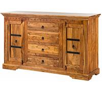 MASSIVMOEBEL24.DE Oxford #0513 Credenza in Legno di Acacia - Laccato/Miele 150x45x89