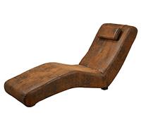 MASSIVMOEBEL24.DE SPLEEN Poltrona - stoffa/marrone - stile Vintage 180x62x87