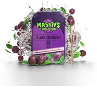 Massiv's Zahnstocher - stuzzicadenti aromatizzati - BLACK LEBANESE Grape Mint - 100 stuzzicadenti - alito fresco - elegante scatola metallica - vegani, senza zucchero, senza calorie