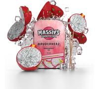 Massiv's Zahnstocher - stuzzicadenti aromatizzati - BRUDERHERZ Dragonfruit Ice - 100 stuzzicadenti - alito fresco - elegante scatola metallica - vegani, senza zucchero, senza calorie