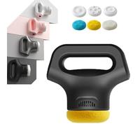 Massology Pro Heated Deep Tissue Massage Gun - 6-Attachment Cordless Muscle Massager for Neck/Back Pain, Portable & Quiet Percussion Therapy (Black)