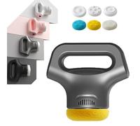 Massology Pro Heated Deep Tissue Massage Gun - 6-Attachment Cordless Muscle Massager for Neck/Back Pain, Portable & Quiet Percussion Therapy (Grey)