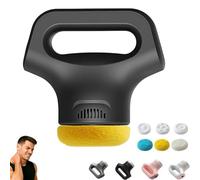 Massology Pro Massage, Portable Home Massage Tool, with 3 Massages Heads & 12 Adjustable Gears, Just 15 Minutes for Neck, Back, HIPS & All Over(Black)