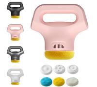 Massology Pro Massage, Portable Home Massages Tool, 12-Level Adjustable Portable Home Massage Tools With 3 Heads For Back, With 3 Massages Heads & 12 Adjustable Gears (pink)