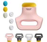 Massology Pro - Massology Pro Deep Tissue Percussion Massager with 3 Massages Heads & 12 Adjustable Gears, for Neck, Back, HIPS & All Over (Pink)