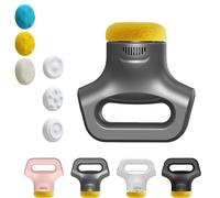 Massology Pro - Massology Pro Deep Tissue Percussion Massager with 3 Massages Heads & 12 Adjustable Gears, for Neck, Back, HIPS & All Over (Gray)