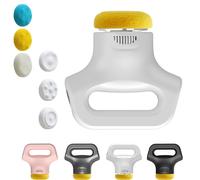 Massology Pro - Massology Pro Deep Tissue Percussion Massager with 3 Massages Heads & 12 Adjustable Gears, for Neck, Back, HIPS & All Over (White)