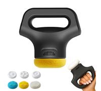 Massology Pro - Massology Pro Massage Gun,12-Level Adjustable Portable Home Massage Tool with 3 Heads, for Back, Neck, Relaxation (Black)