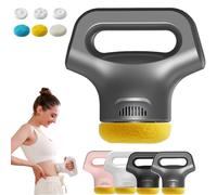 Massology Pro - Massology Pro Massage Gun, 12-Level Adjustable Portable Home Massage Tool with 3 Heads for Back, Neck, Full Body Muscle Relaxation Recovery, Deep Tissue Percussion Massager (Gray)