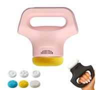 Massology Pro - Massology Pro Massage Gun,12-Level Adjustable Portable Home Massage Tool with 3 Heads, for Back, Neck, Relaxation (Pink)