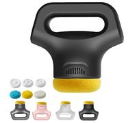 Massology Pro - Massology Pro Massage Gun, Just 15 Minutes, 12-Level Adjustable Portable Home Massage Tool With 3 Heads For Back, 3 Massage Heads, For Back, Neck, Body (Black)