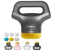 Massology Pro - Massology Pro Massage Gun, Just 15 Minutes, 12-Level Adjustable Portable Home Massage Tool With 3 Heads For Back, 3 Massage Heads, For Back, Neck, Body (Gray)