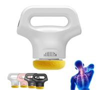 Massology Pro - Massology Pro Massage Gun, Portable Home Deep Tissue Percussion Massager with 3 Massage Heads & 12 Adjustable Gears for Neck, Back,HIPS & All Over Relieve (White)