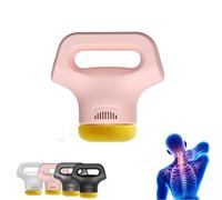 Massology Pro - Massology Pro Massage Gun, Portable Home Deep Tissue Percussion Massager with 3 Massage Heads & 12 Adjustable Gears for Neck, Back,HIPS & All Over Relieve (Pink)
