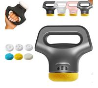 Massology Pro - Massology Pro Massage Gun, with 3 Massages Heads & 12 Adjustable Gears, Just 15 Minutes, for Your Neck,Back and All Over, Portable Home Massages Tool (Gray)