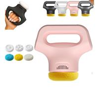 Massology Pro - Massology Pro Massage Gun, with 3 Massages Heads & 12 Adjustable Gears, Just 15 Minutes, for Your Neck,Back and All Over, Portable Home Massages Tool (Pink)