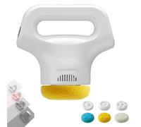 Massology Pro - Massology Pro Massage, with 3 Massages Heads & 12 Adjustable Gears, Portable Home Massages Tool, for Neck, Back, HIPS & All Over (White)