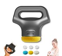 Massology Pro - Massology Pro Massager Gun, with 3 Massages Heads & 12 Adjustable Gears, Adjustable Portable Home Massage Tool, Ergonomic Design, for Neck, Back, Hips & All Over (GRAY)
