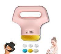 Massology Pro - Massology Pro Massager Gun, with 3 Massages Heads & 12 Adjustable Gears, Adjustable Portable Home Massage Tool, Ergonomic Design, for Neck, Back, Hips & All Over (PINK)