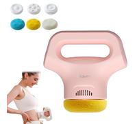 Massology Pro - Massology Pro Massager Gun, with 3 Massages Heads & 12 Adjustable Gears,Portable Home Massages Tool, Your Neck, Back (Pink)