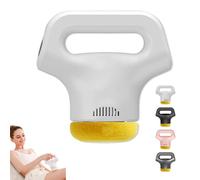 Massology Pro - The Massology Pro Massage Gun, Portable Home Massage Tool, With 3 Massages Heads & 12 Adjustable Gears, for Neck, Back, Buttock and Full Body (White)