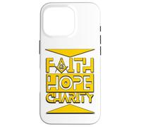 massone, fede, speranza, carità, massonico, simbolo, Custodia per iPhone 16 Pro