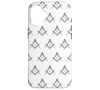 Massone Simbolo Piazza e Bussola Gran Loggia Massonica Custodia per iPhone 16