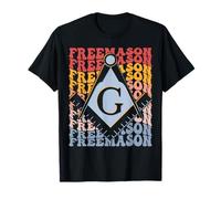 Massoneria Massonica Groovy Massonica Maglietta