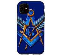 Massonico_symbol con "acacia_braches, death_is not my_end" Custodia per iPhone 11