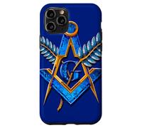 Massonico_symbol con "acacia_braches, death_is not my_end" Custodia per iPhone 11 Pro