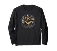 Massonico_symbol con "freemason_by_choice, non per nascita" Maglia a Manica